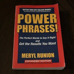 Power Phrases Book by Meryl Runion